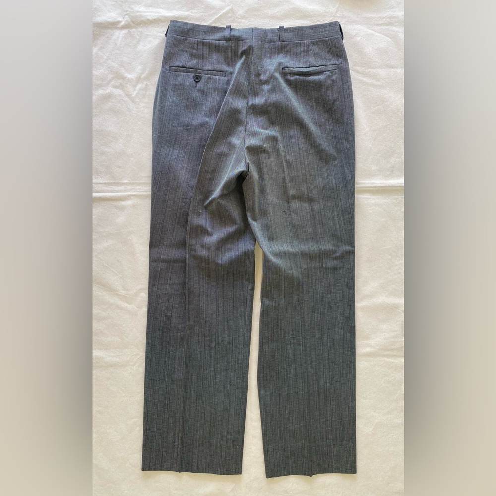 Vintage Yves Saint Laurent Gray Double-Breasted Men's Blazer w Matching Pants - Picture 14 of 16